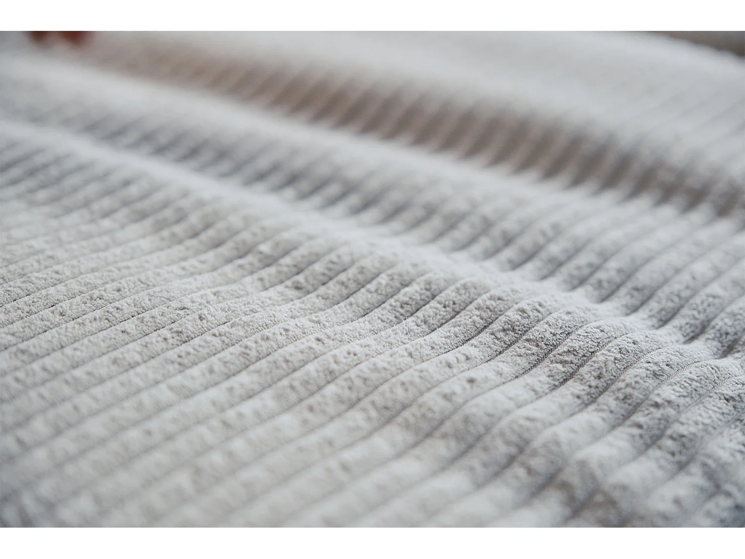 Canapé - blanc Velours côtelé - ASOKA