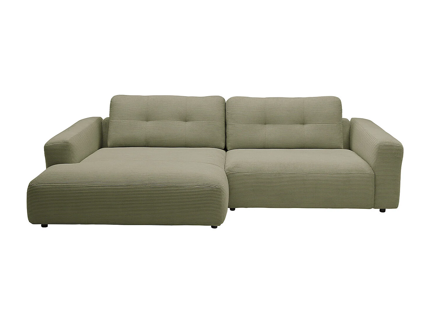 Ecksofa - Grün Cord - MIKA