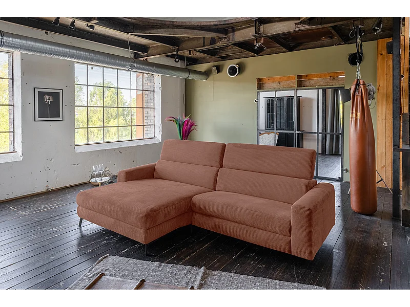 Hoekbank - Bruin Koord - LAISKA