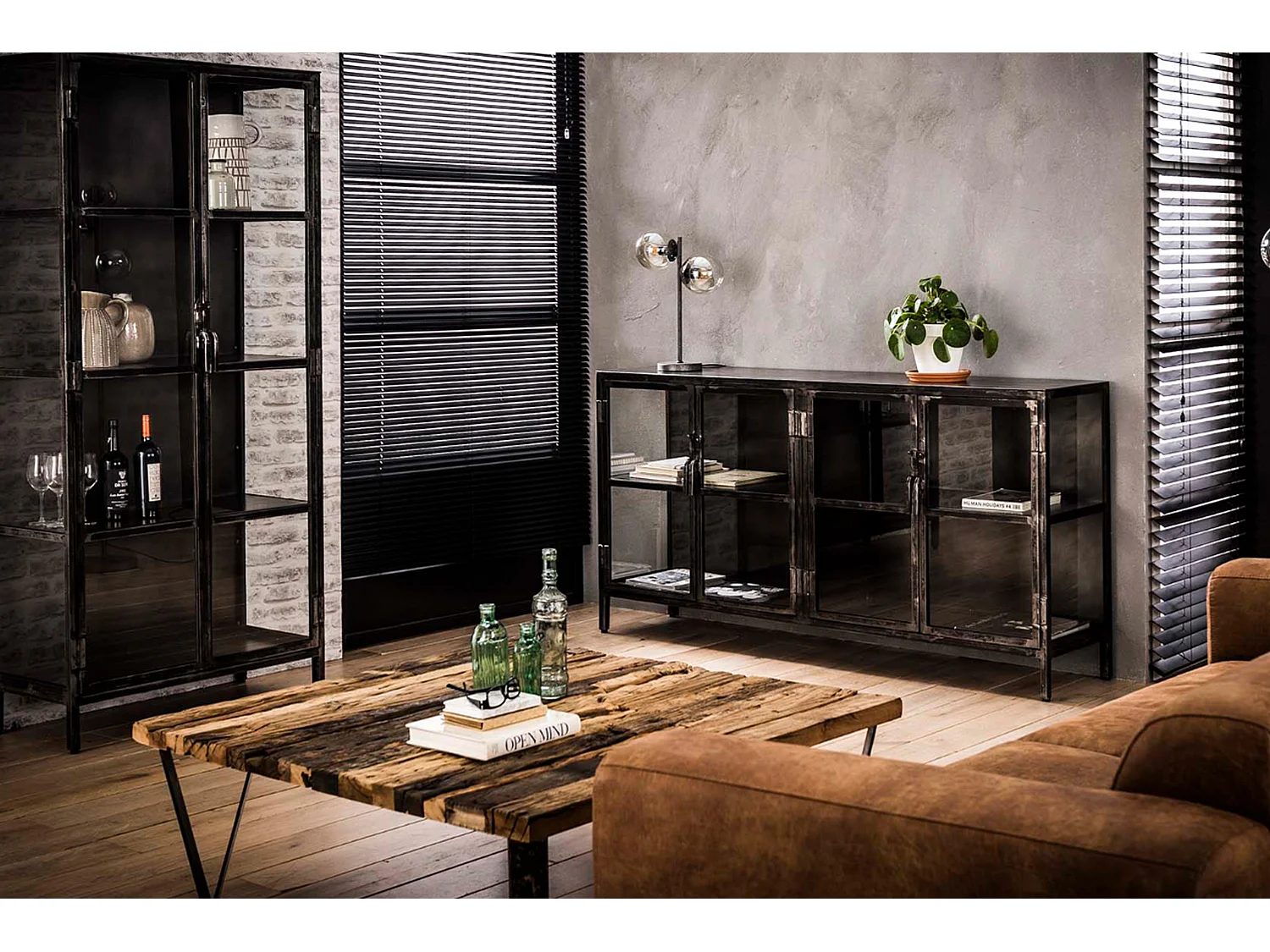 Aparador - Negro metal - BREST