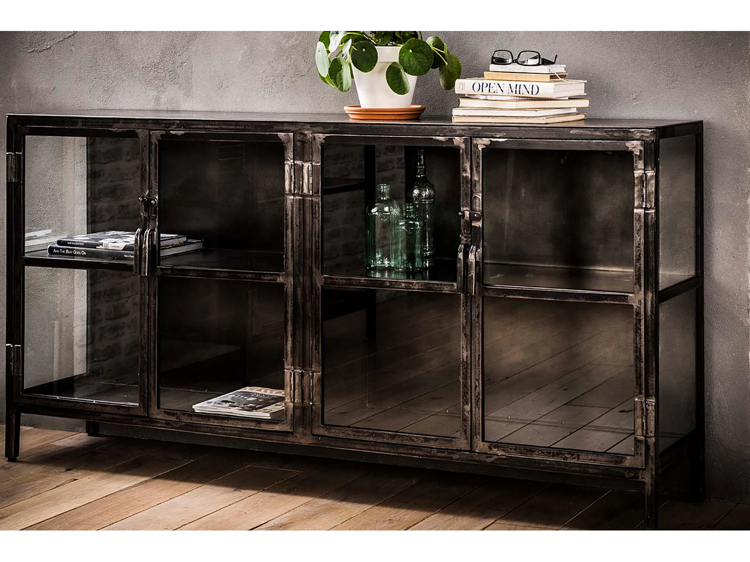 Credenza - Nero metallo - BREST