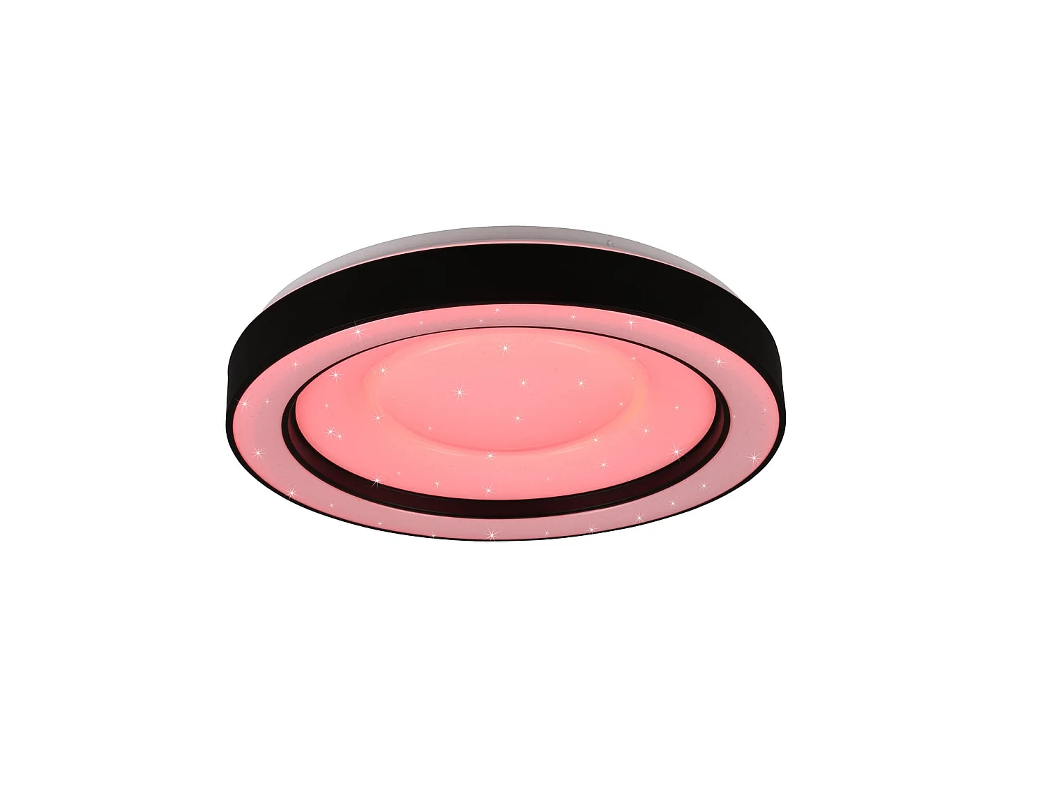 Plafondlamp ARCO - 49x49x8 cm - Zwart