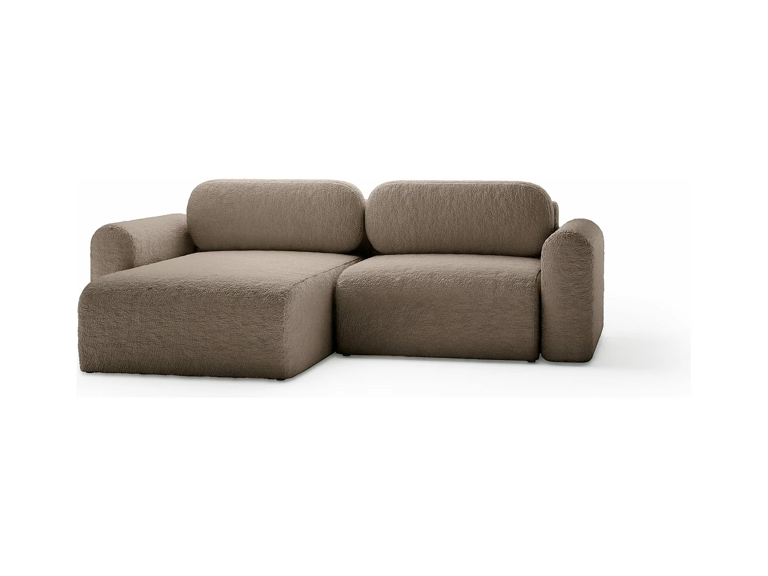 SOFA D'ANGLE Tissu Bouclé Carpin Mini Antilope (Anthology 4)