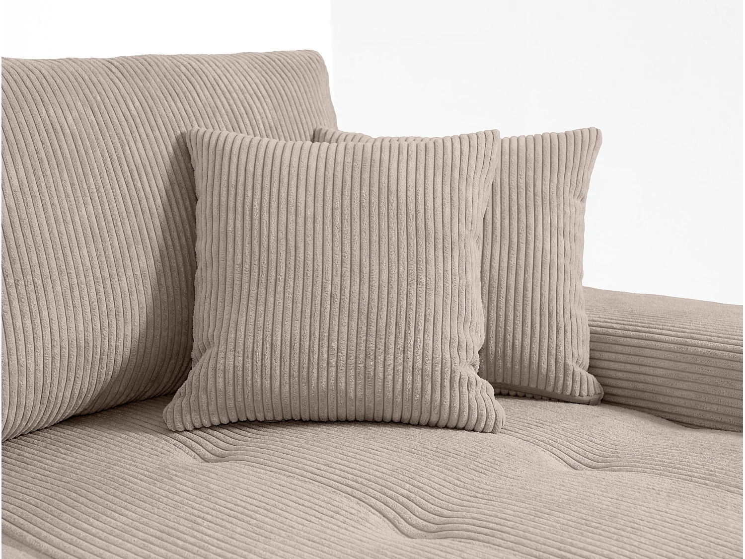 CANAPÉ D'ANGLE avec coffre de rangement Tragel L, beige