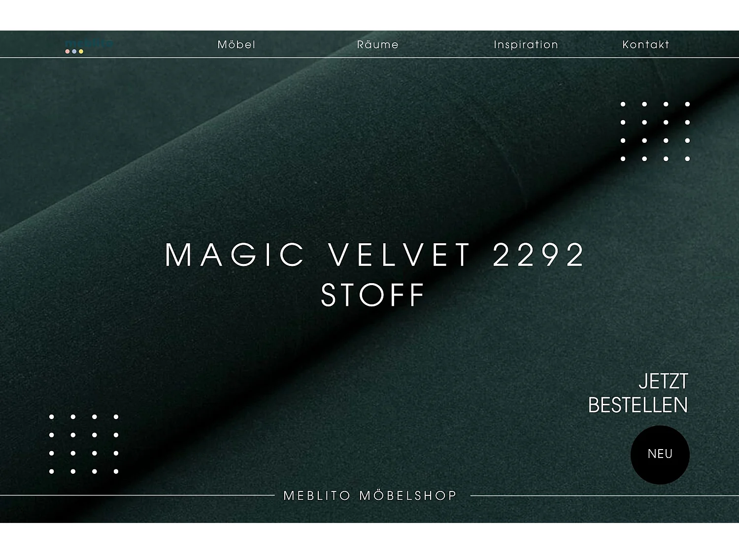 LIT CAPITONNÉ en velours Sandvika Vert foncé 160x200 cm