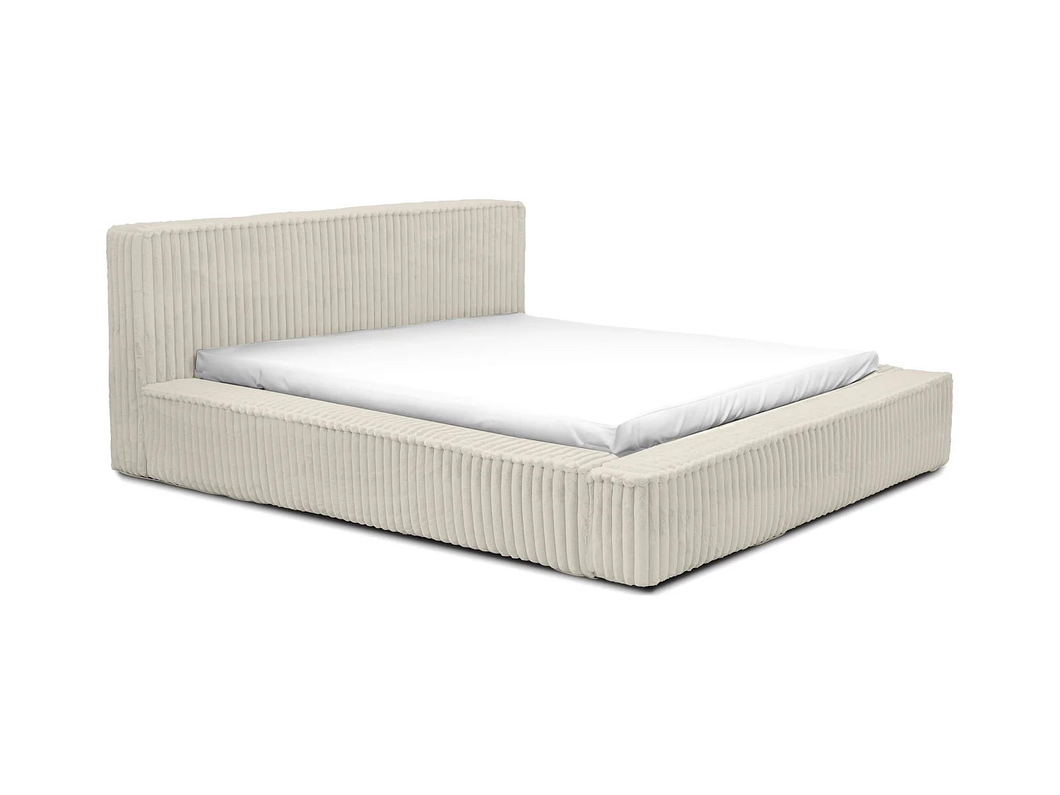 POLSTERBETT Doppelbett Burren 160x200 cm Ecru