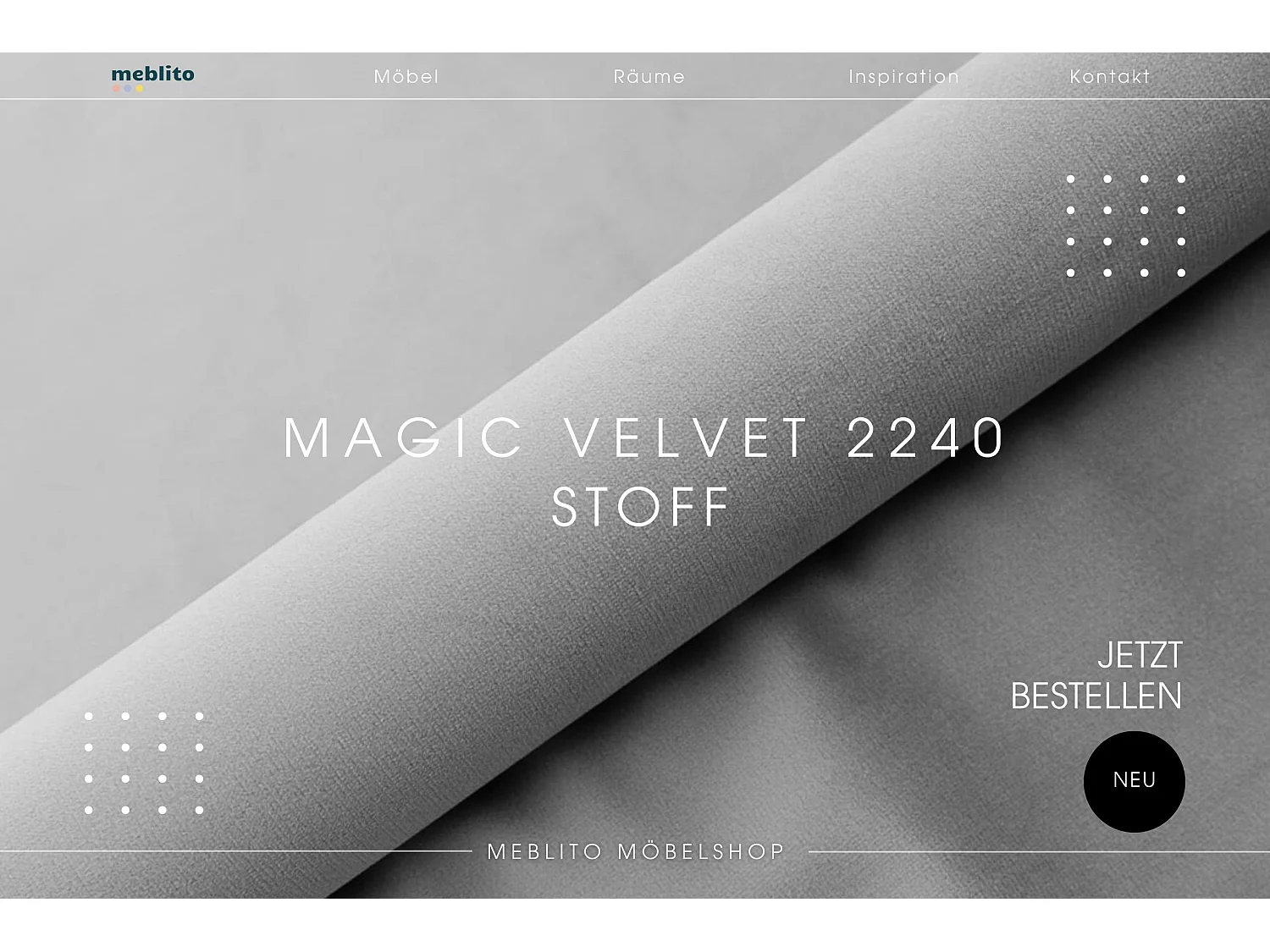 LIT CAPITONNÉ en velours Sandvika Gris clair 140x200 cm