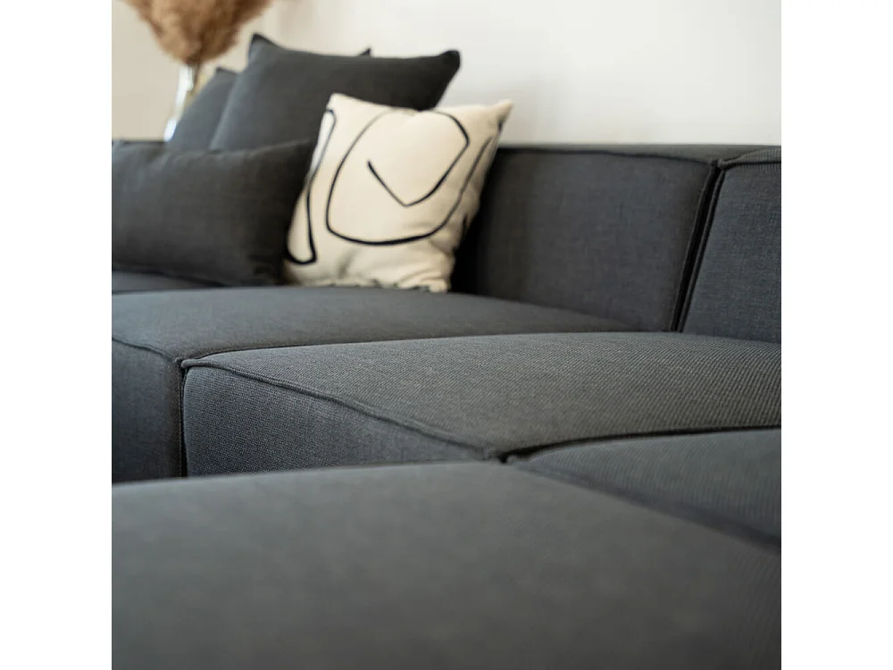 Home Deluxe Canapé modulable VERONA Anthracite XXL