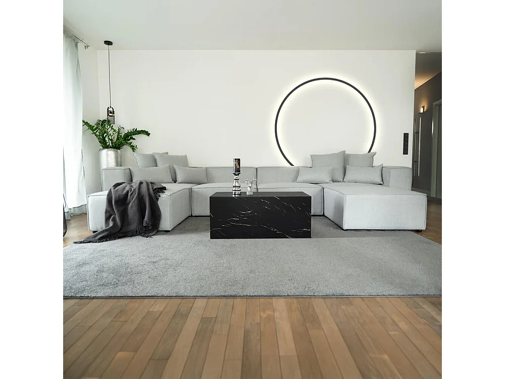 Home Deluxe Canapé VERONA gris clair XXL