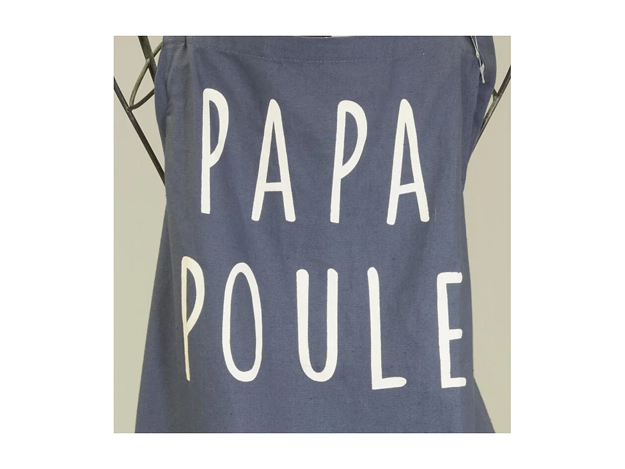 Tablier en coton Famille poule Papa Poule