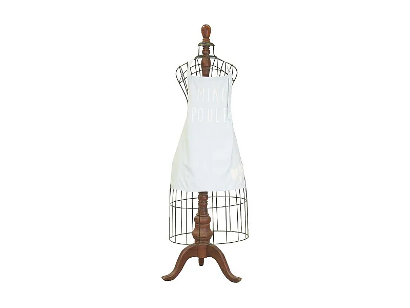 Tablier en coton Famille poule Enfant mini poule