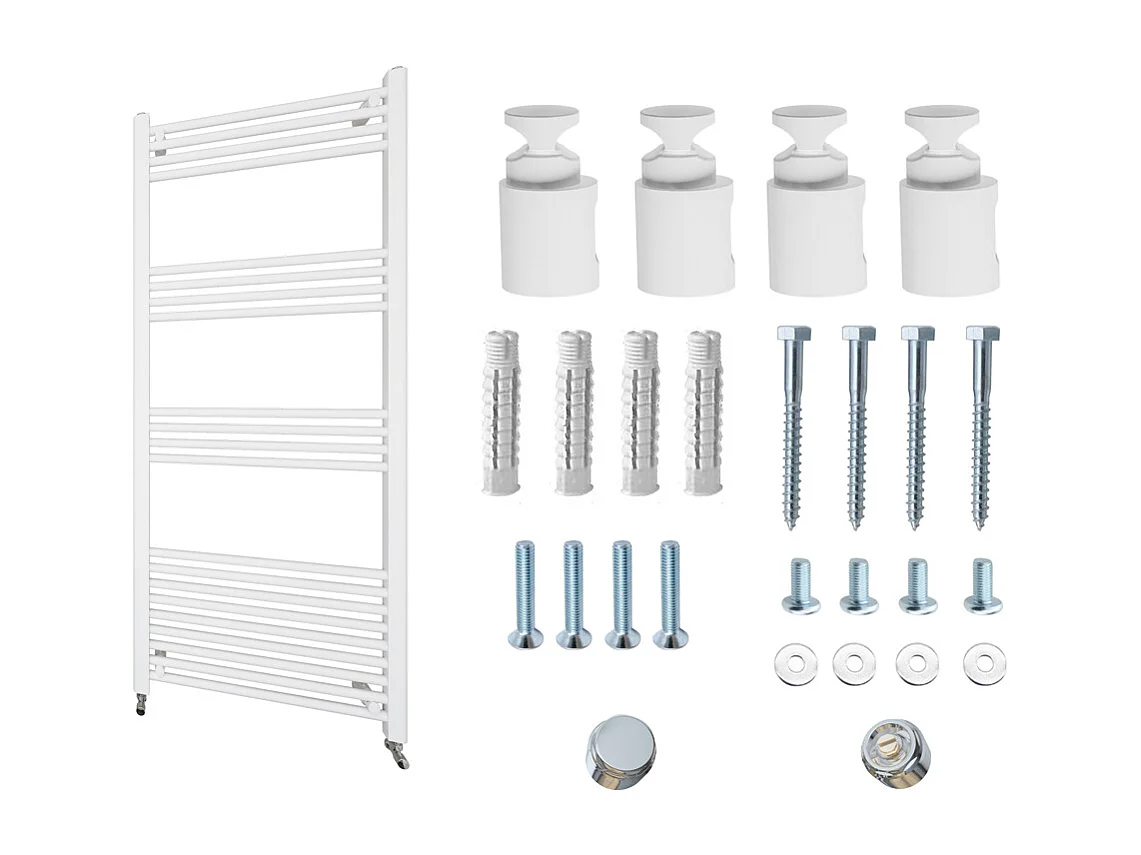 Porta asciugamani radiatore 1500x600mm riscaldamento ad acqua Watt 609.88 bianco