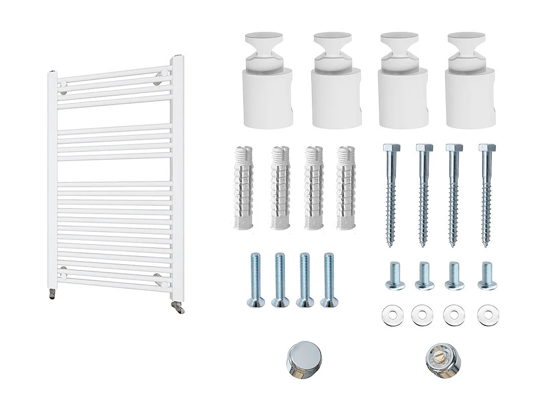 Porta asciugamani radiatore 1000x500mm riscaldamento ad acqua Watt 446.93 bianco