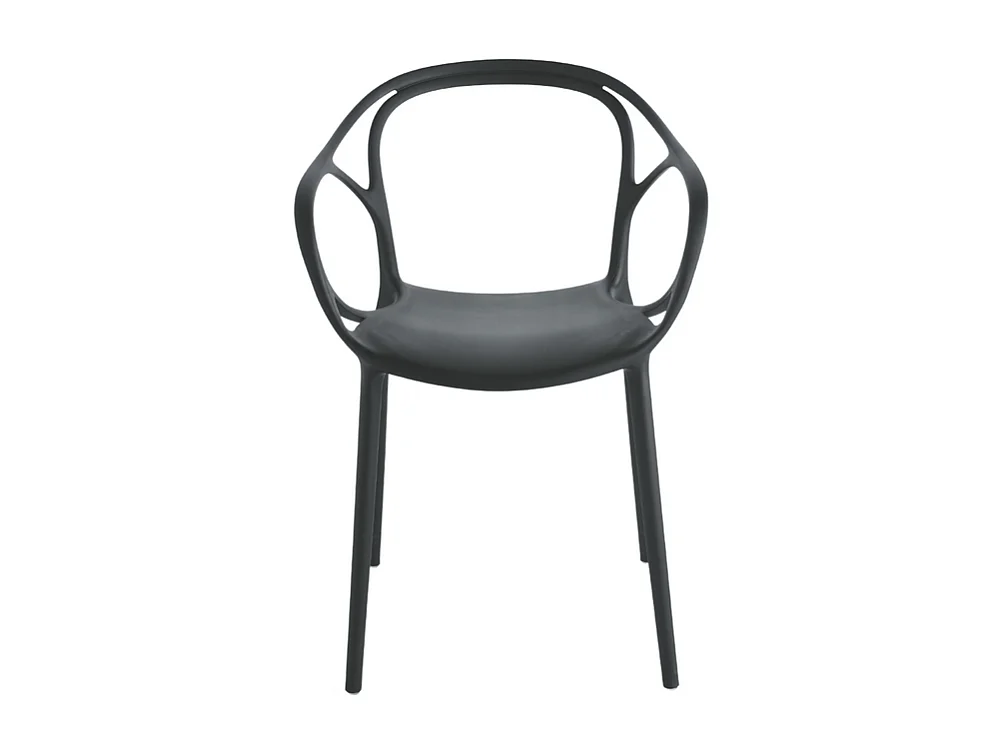 Conjunto de 2 sedians moderno "Mistral" então pranzo em polipropilene versatili cm 57x55 80h