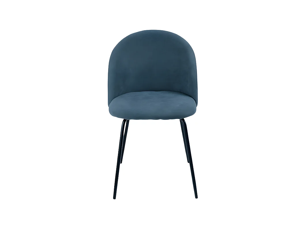 Conjunto de 4 cadeiras em tecido moderno "Príncipe" com estofamento cm 50x52 81h