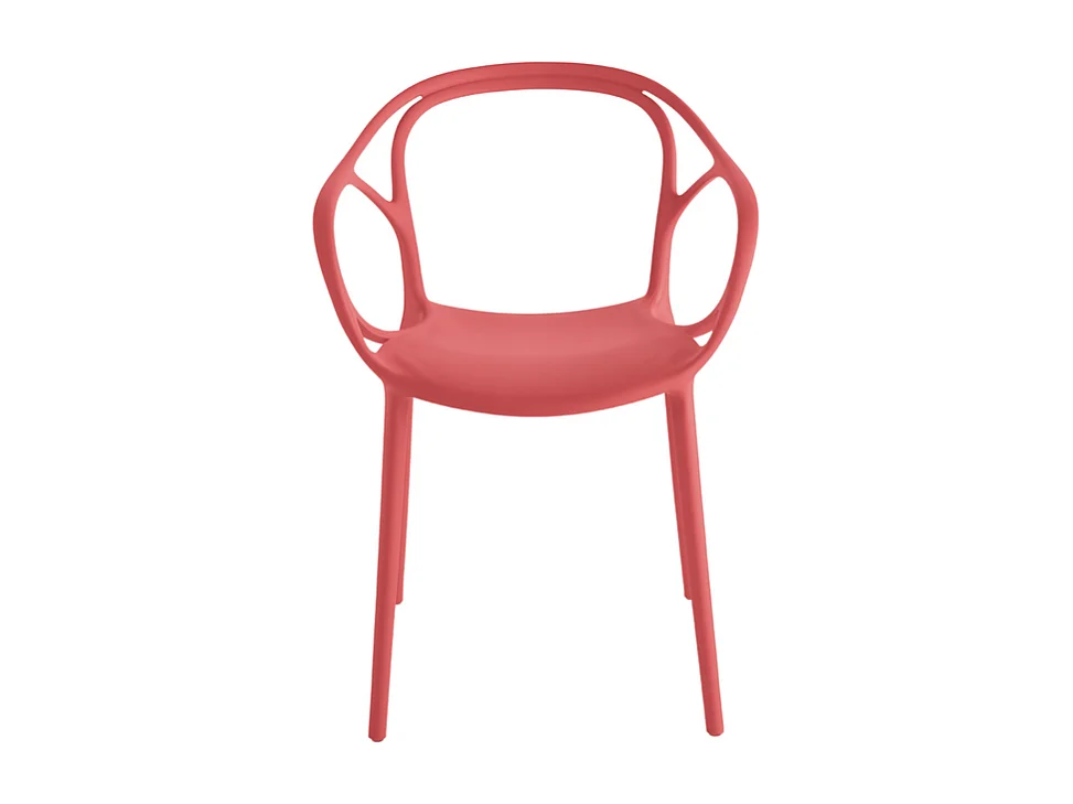 Set von 2 Sitzmöbeln modern "Mistral" aus Polypropylen vielseitig cm 57x55 80h