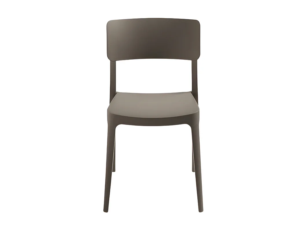 Lot de 4 chaises "Maribela" en polypropylène cm 50x51 81h