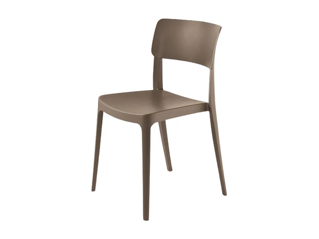 Lot de 4 chaises "Maribela" en polypropylène cm 50x51 81h