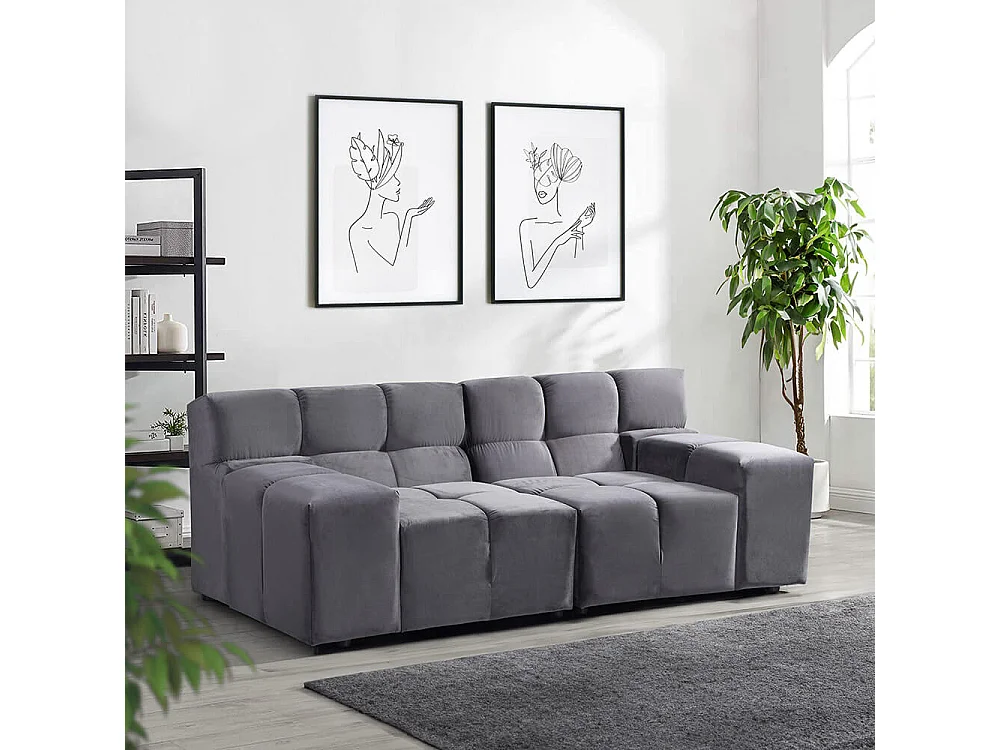 Home Deluxe Canapé modulable ORLENA - S Anthracite