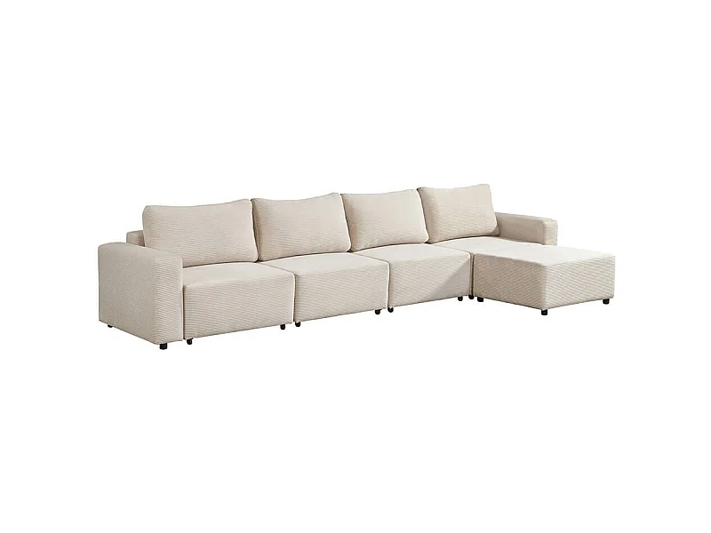 Home Deluxe Canapé-lit modulable VINA XL, Beige