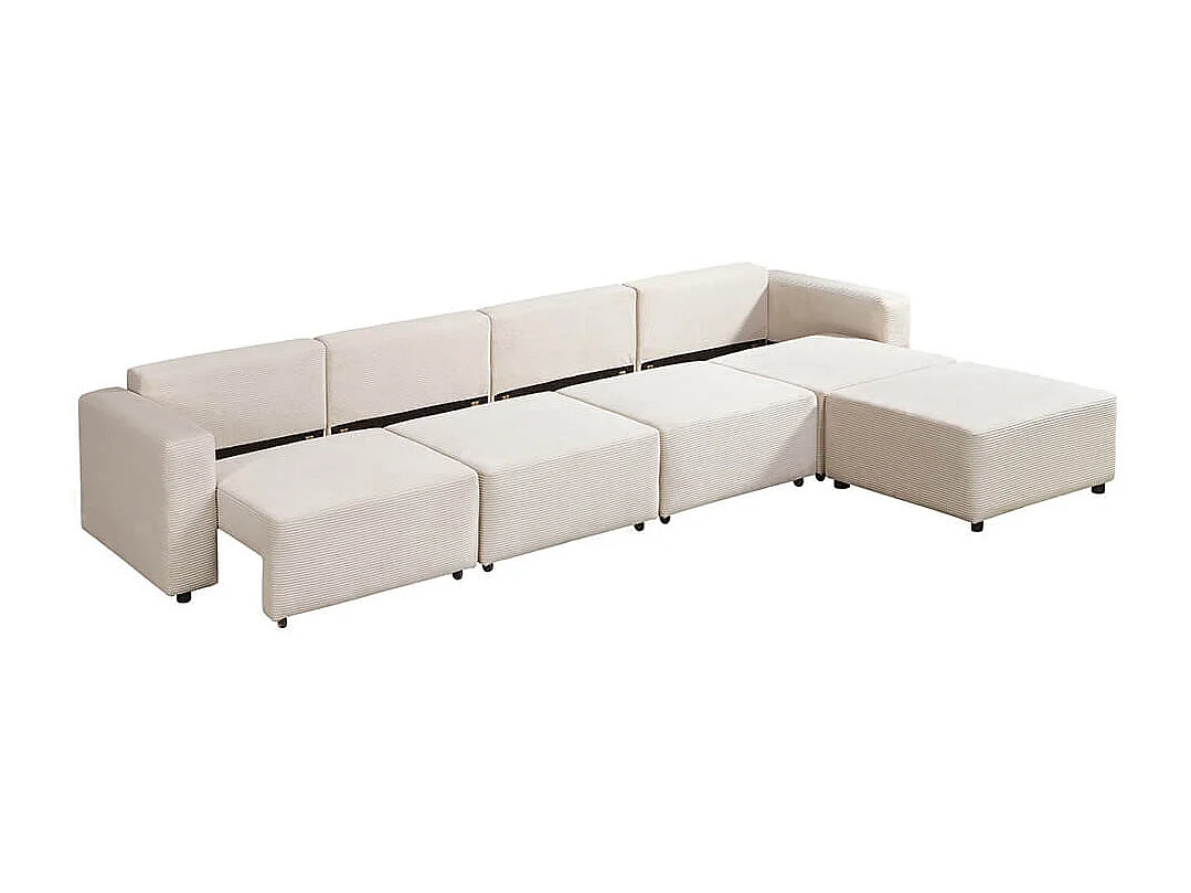 Home Deluxe Canapé-lit modulable VINA XL, Beige