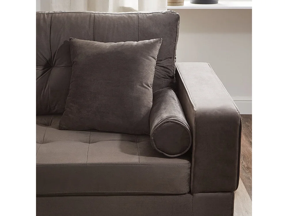 Home Deluxe Canapé ROM velours marron