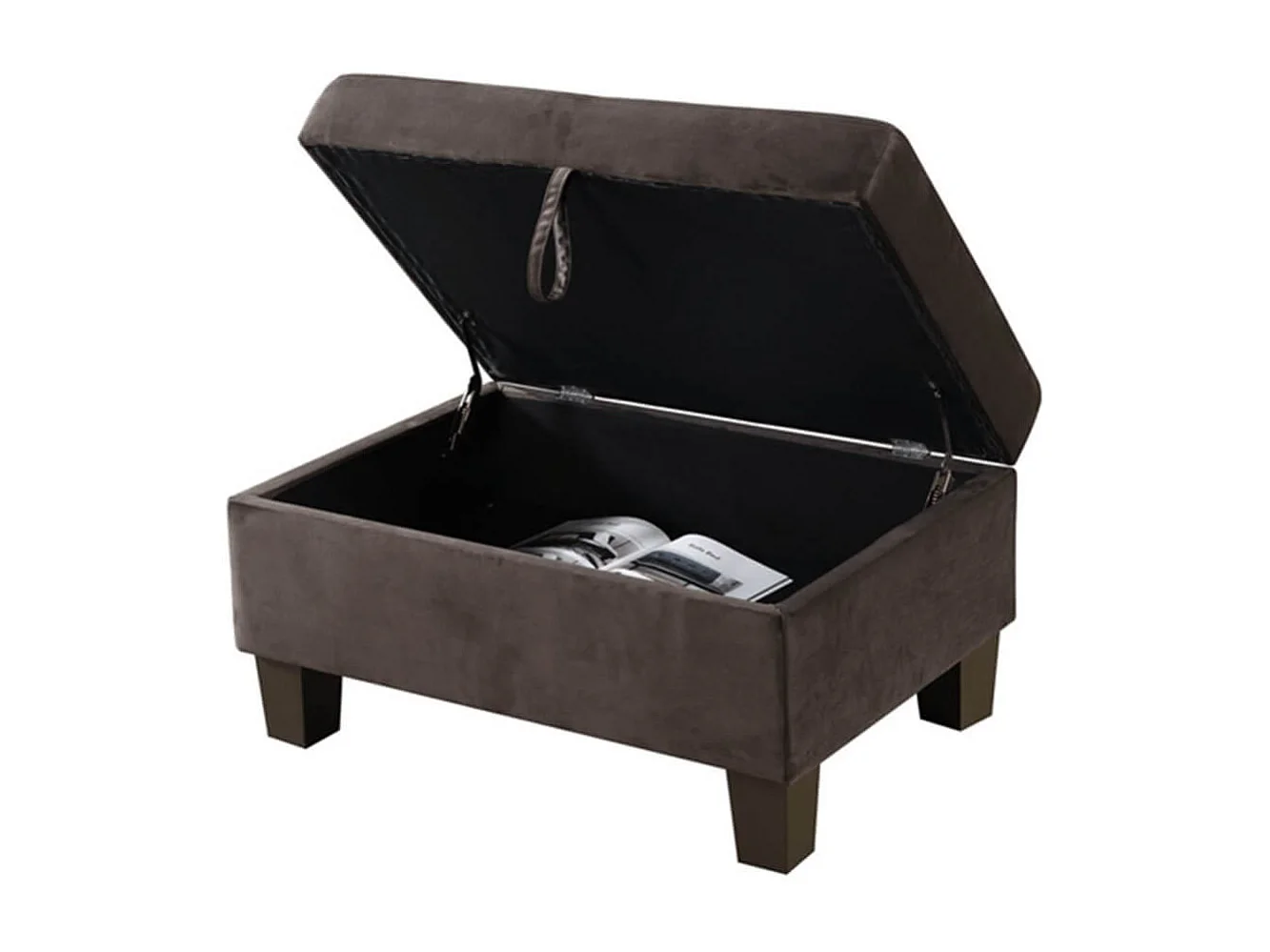 Home Deluxe Canapé ROM velours marron