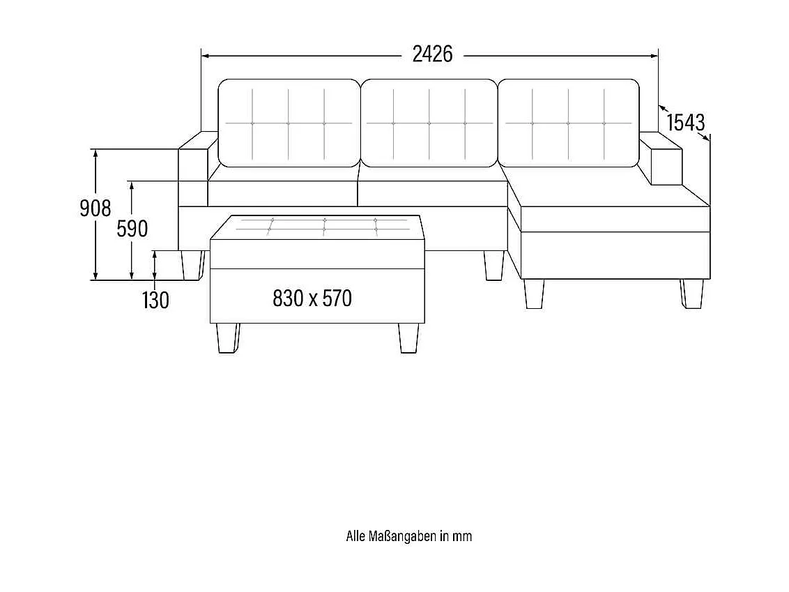 Home Deluxe Canapé ROM velours marron