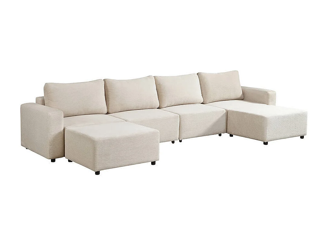 Home Deluxe Canapé-lit modulable VINA XXL, Beige