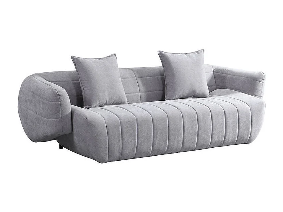 Home Deluxe Canapé confort NORANA Gris - 234 x 103 x 80 cm