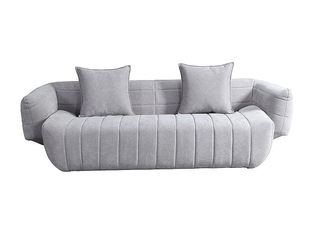 Home Deluxe Canapé confort NORANA Gris - 234 x 103 x 80 cm