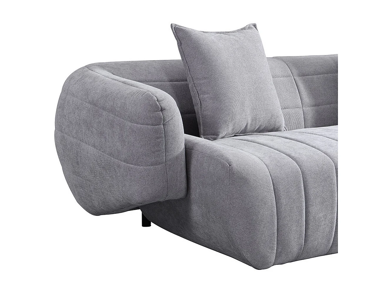 Home Deluxe Canapé confort NORANA Gris - 234 x 103 x 80 cm