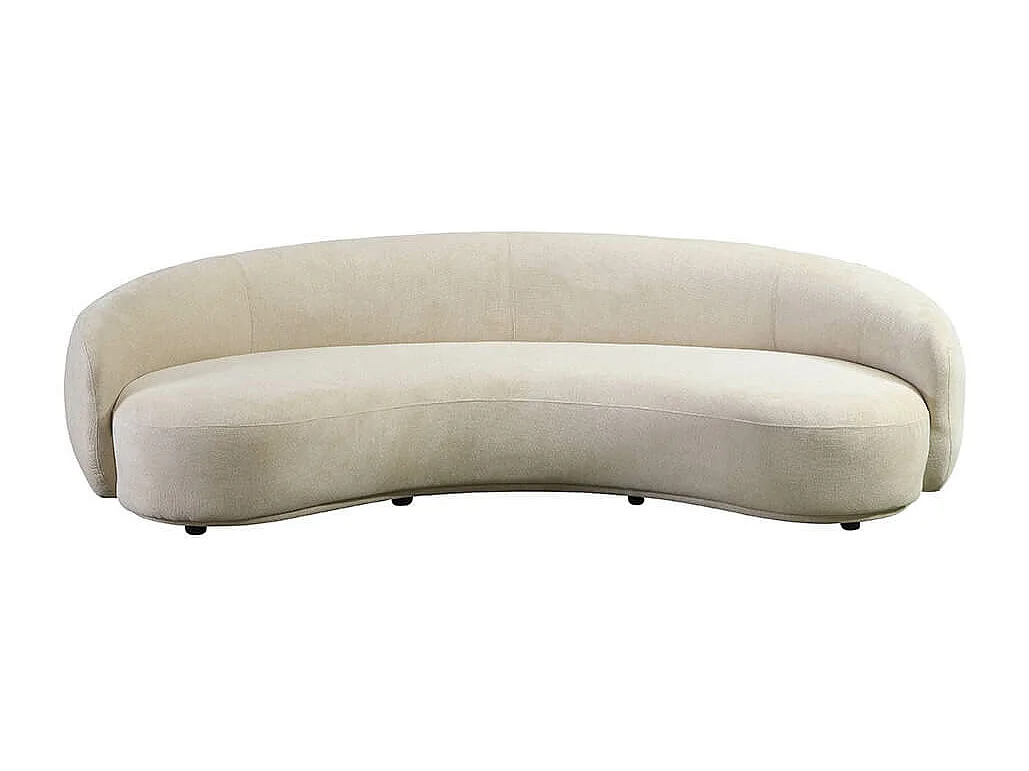 Home Deluxe - Canapé CASARA 258 x 128 x 72 cm - Tissu Beige