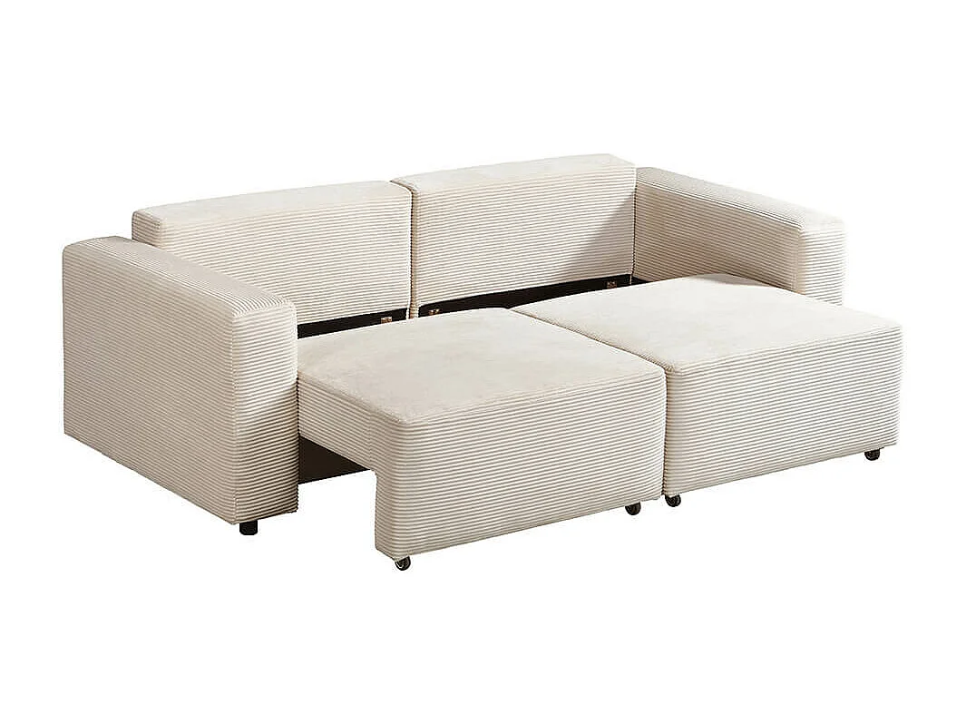 Home Deluxe Canapé-lit modulable VINA S, beige