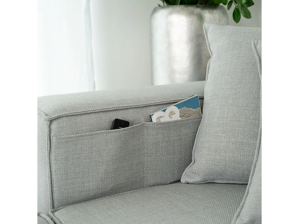 Home Deluxe Canapé VERONA gris clair L