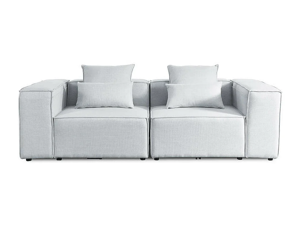 Home Deluxe Canapé VERONA gris clair S