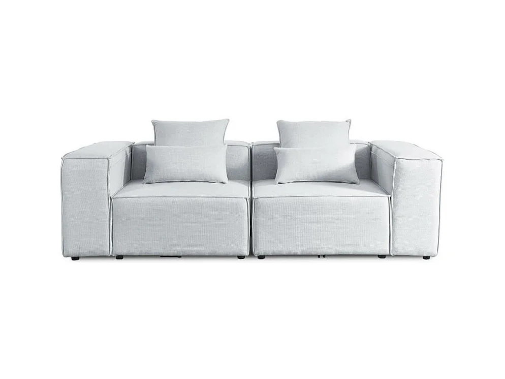 Home Deluxe Canapé VERONA gris clair S