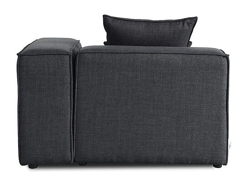 Home Deluxe Canapé modulable VERONA Anthracite Canapé d'angle droit