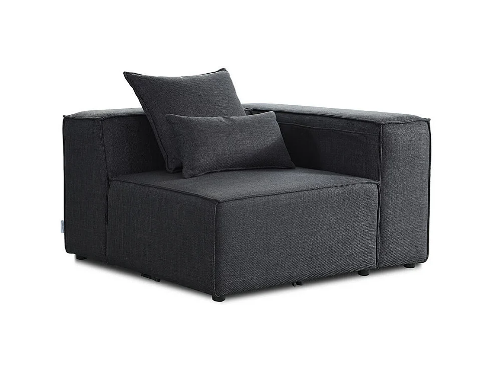 Home Deluxe Canapé modulable VERONA Anthracite Canapé d'angle droit