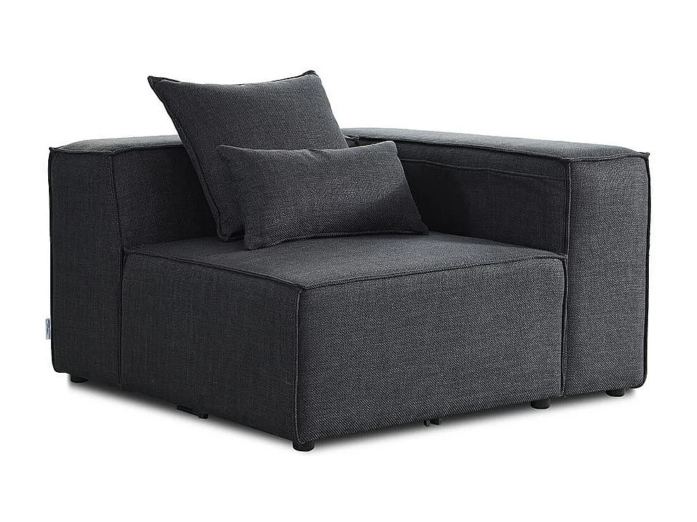 Home Deluxe Canapé modulable VERONA Anthracite Canapé d'angle droit