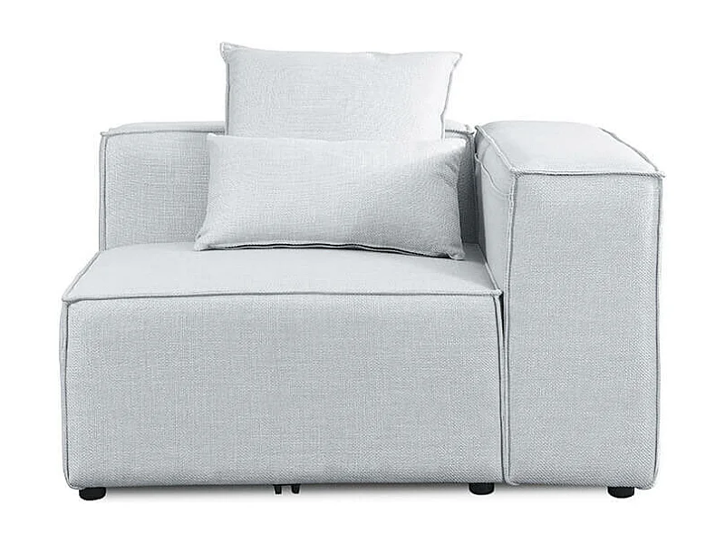 Home Deluxe Canapé VERONA gris clair Canapé d'angle droit