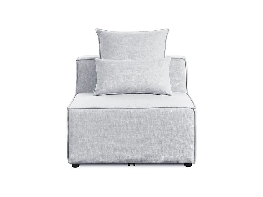 Home Deluxe Canapé VERONA gris clair Canapé central