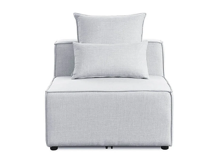 Home Deluxe Canapé VERONA gris clair Canapé central