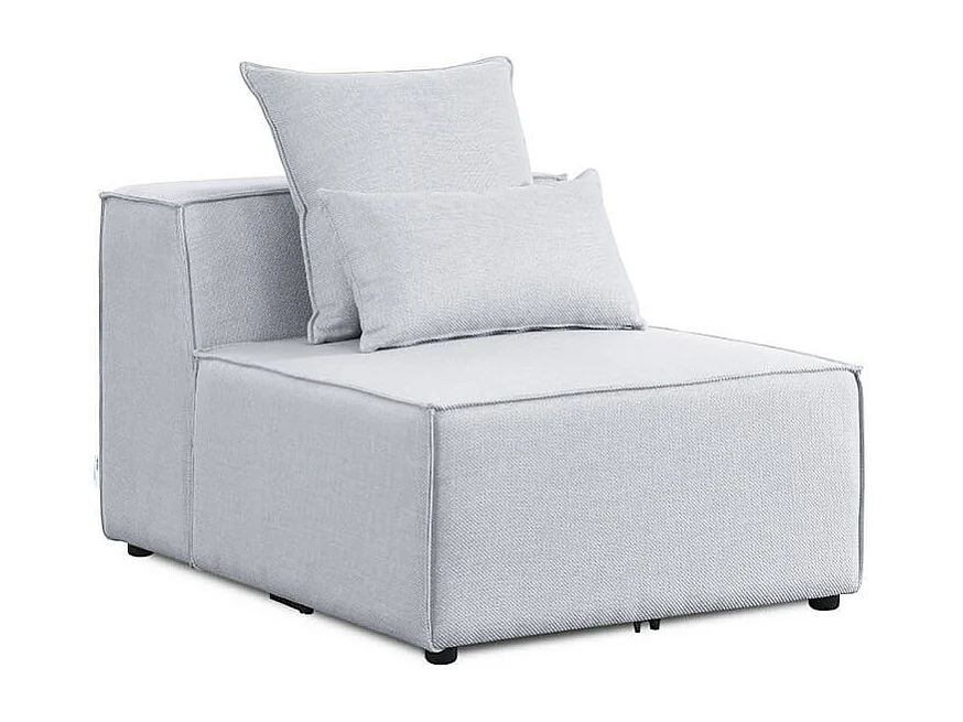 Home Deluxe Canapé VERONA gris clair Canapé central