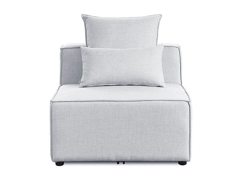 Home Deluxe Canapé VERONA gris clair Canapé central