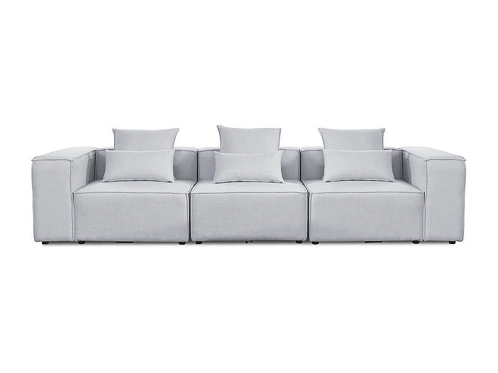 Home Deluxe Canapé VERONA gris clair M