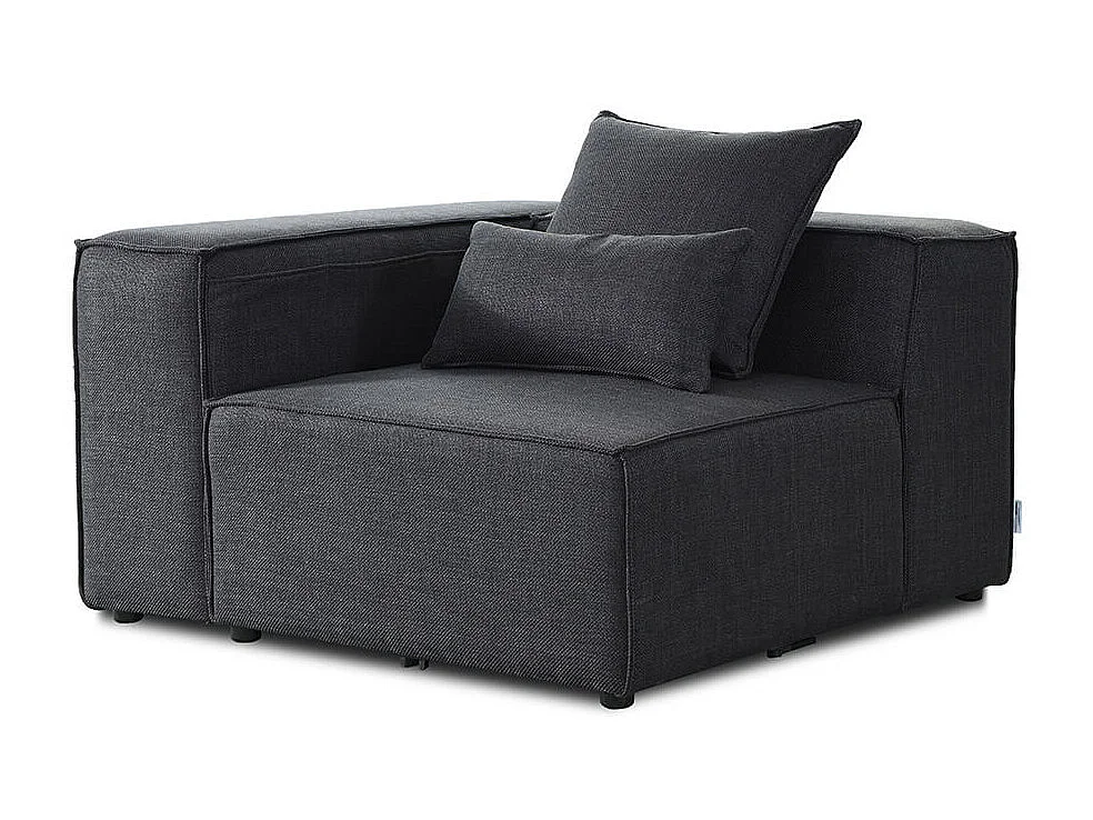 Home Deluxe Canapé modulable VERONA Anthracite Canapé d'angle gauche