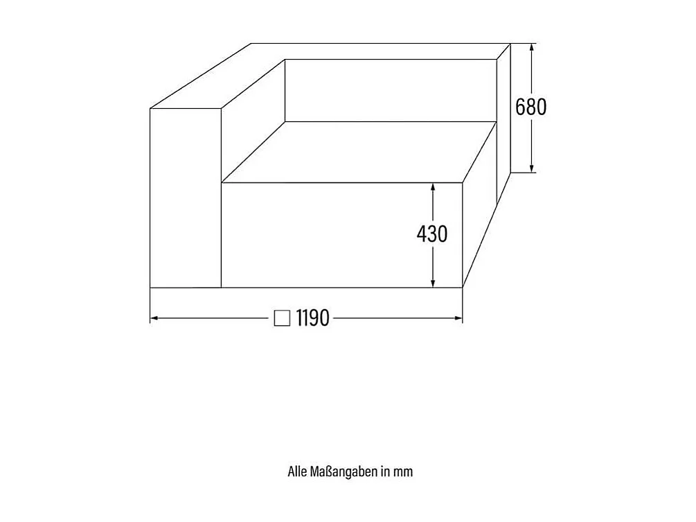Home Deluxe Canapé modulable VERONA Anthracite Canapé d'angle gauche