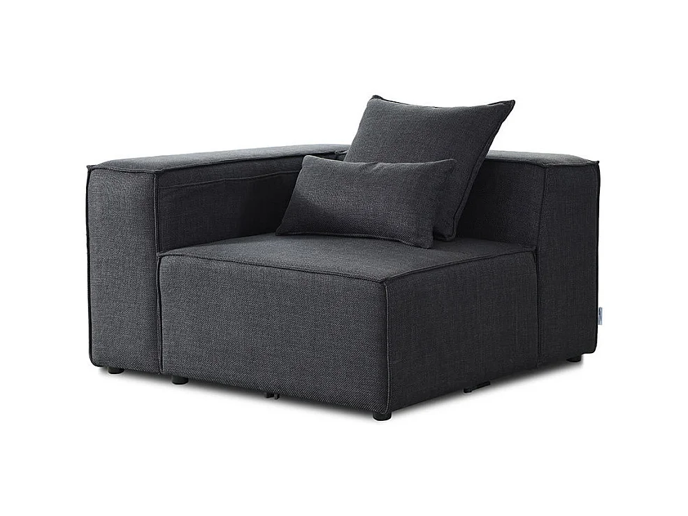 Home Deluxe Canapé modulable VERONA Anthracite Canapé d'angle gauche