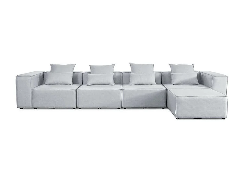 Home Deluxe Canapé VERONA gris clair XL